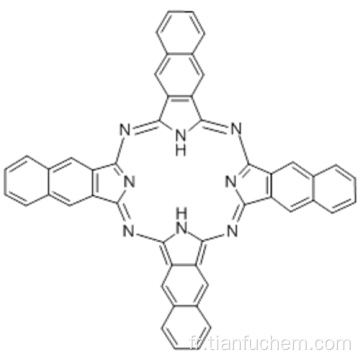 37H, 39H-tétranaphto [2,3-b: 2 &#39;, 3&#39;-g: 2&#39; &#39;, 3&#39; &#39;- l: 2&#39; &#39;&#39;, 3 &#39;&#39; &#39;- q] porphyrazine CAS 23627-89-6